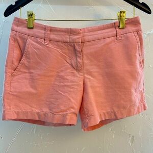 J Crew Women’s Pink Boat Cotton Shorts in size 2